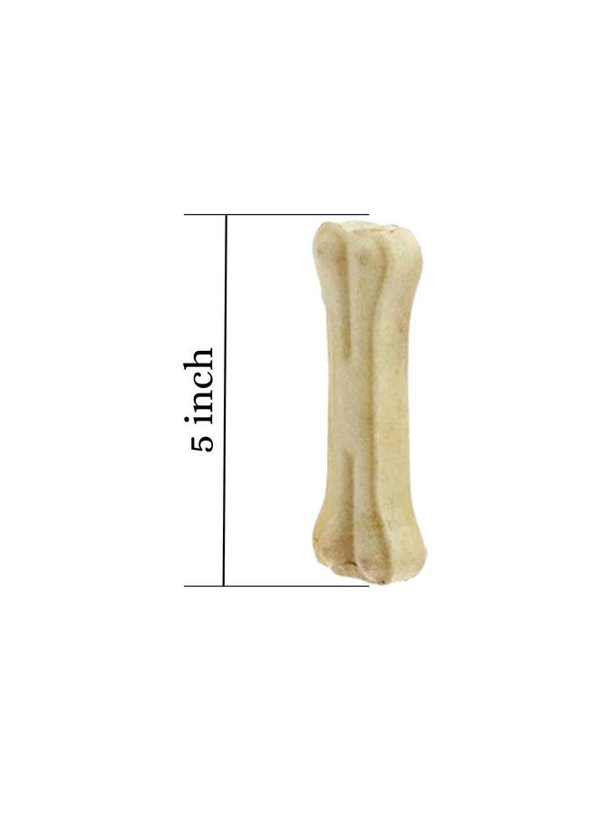 مكافأة الكالسيوم من العظام المضغوطة من Chompsters Rawhide للكلاب - 5 بوصات (عبوة من 20 قطعة) | مناسبة للكلاب الكبيرة | أفضل عظام صحية للكلاب لتنظيف الأسنان وتجديد النفس - Image 2