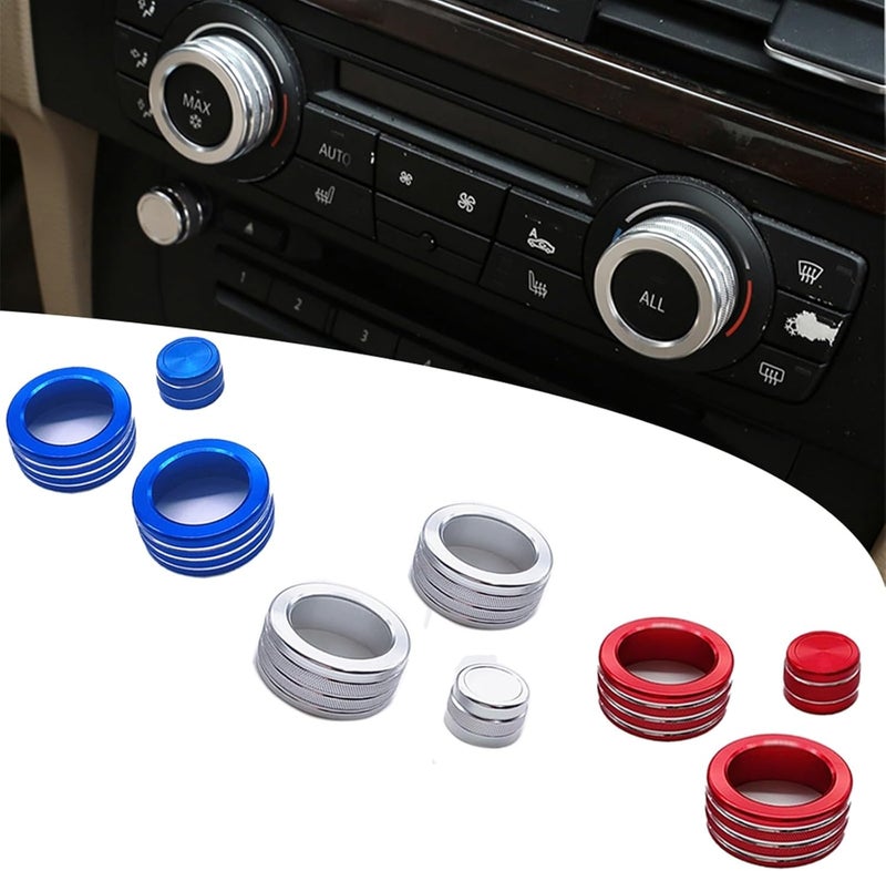 QASULER Car Interior Air Condition Knob Cover for BMW - Image 2