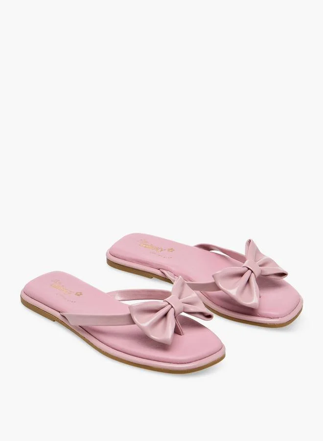 ليتل ميسي Girls Slip-On Sandals