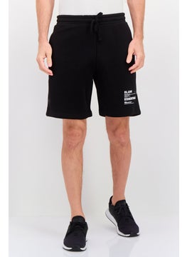 Men Drawstring Brand Logo Short, Black