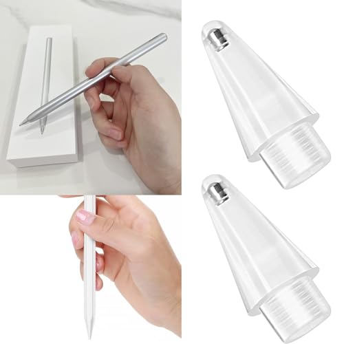 ECSiNG 2 قطع نصائح قلم بديل جزء حساس عالي نصائح قلم شفاف متوافقة مع Huawei M-Pencil (الجيل الثاني) - Image 3