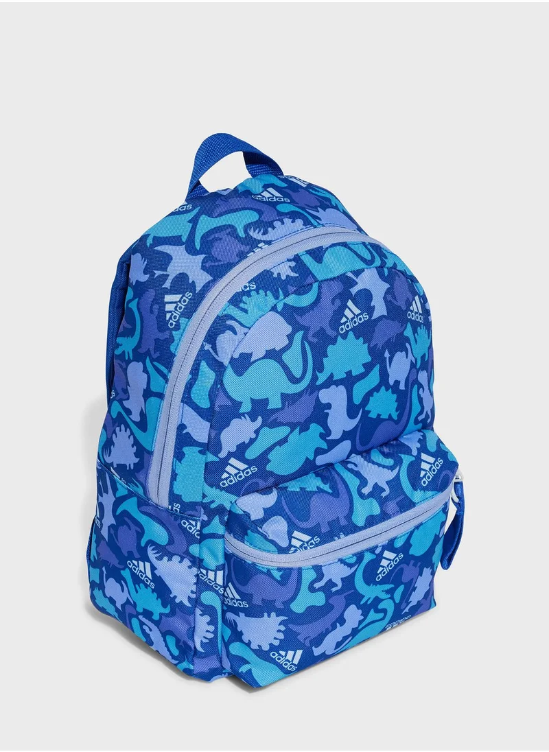 Adidas Kids Dino All Over Printed Backpack