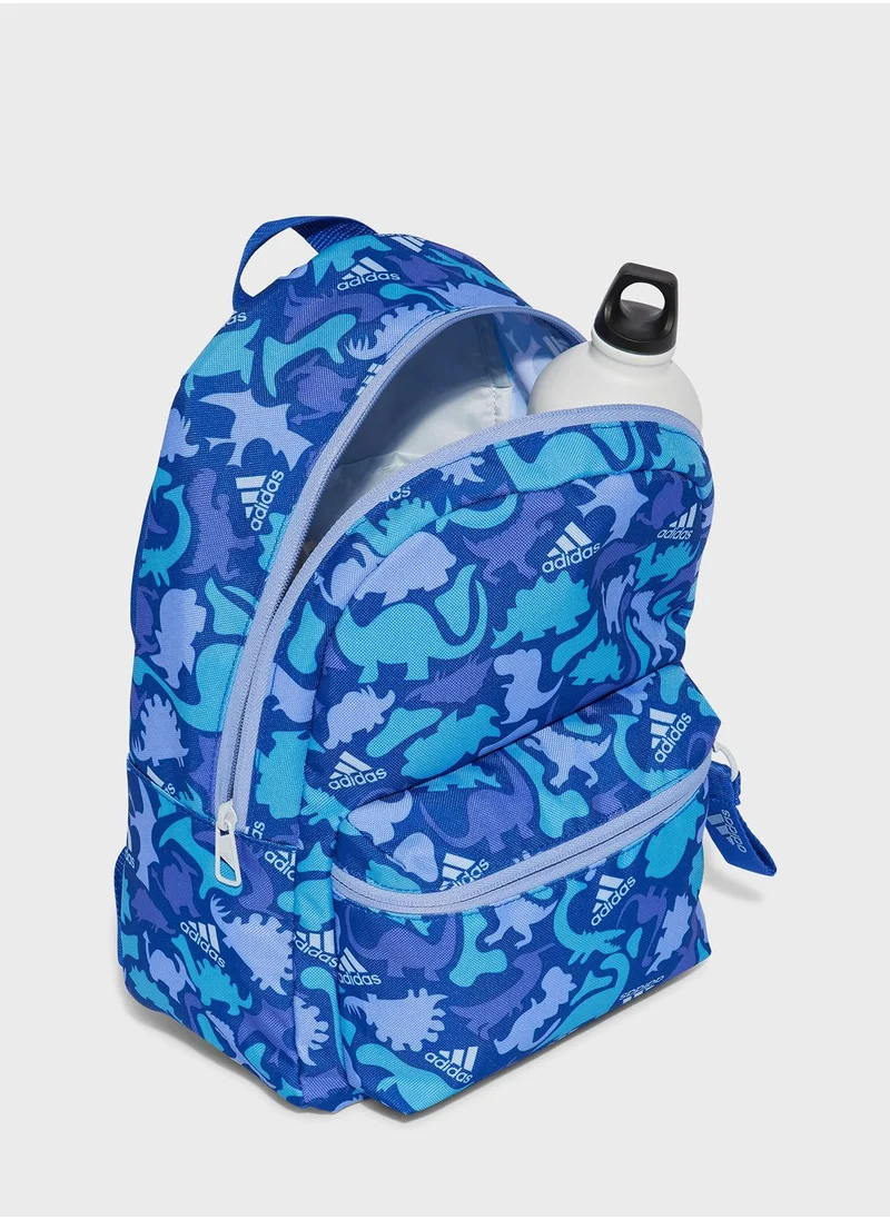 Adidas Kids Dino All Over Printed Backpack
