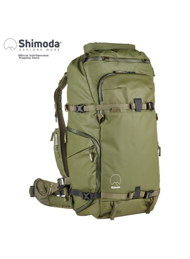 Shimoda Camera Bag, Professional Outdoor Camera Bag, Lightweight Travel Dslr Bag, Tenmoku Tadaa Yidong Action X50v2 Medium Dslr Inner Liner Set, Army Green, 520-140 - Image 2