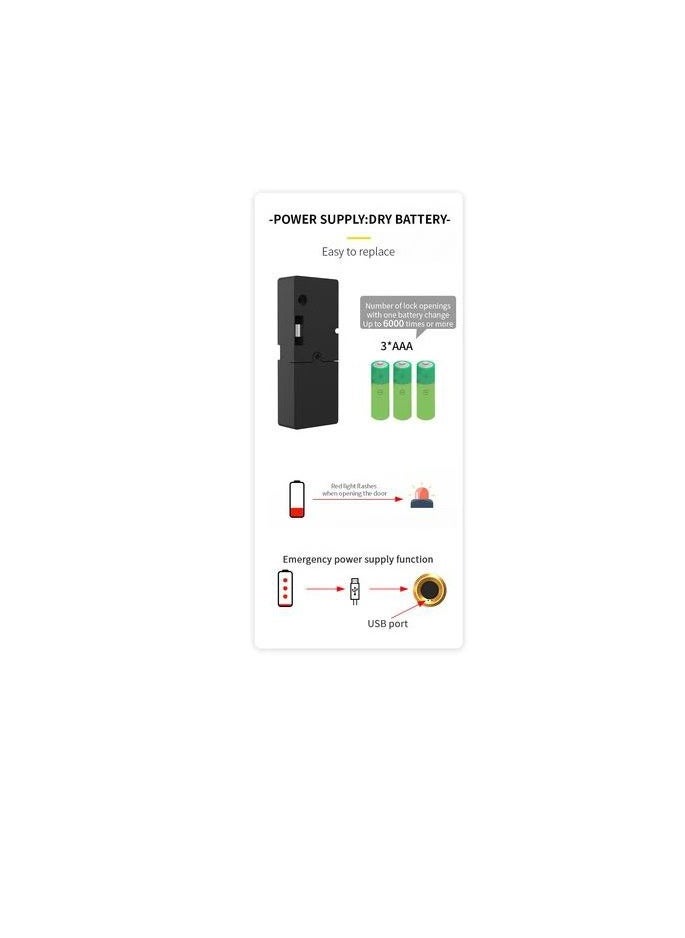 Smart Drawer Lock with Fingerprint – Security at Your Fingertip W