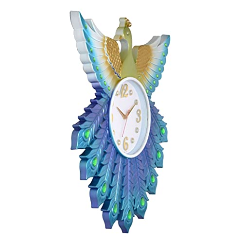 Harbour Plastic Antique Analog Latest Stylish New Models Wall Clock with Photo Frames (Size Height 58 cm X Width 48 cm, Blue)- Mz 921 SN21 2 - Image 4