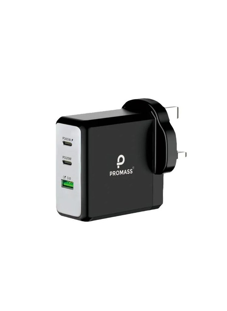 Super Fast Charger And Cable Set PD 100 W QC 3.0  3-Port GaN Type-C Plug QC 3.0 USB-C compatible With iPhone 14,iPad Pro, Galaxy S23,honor 90