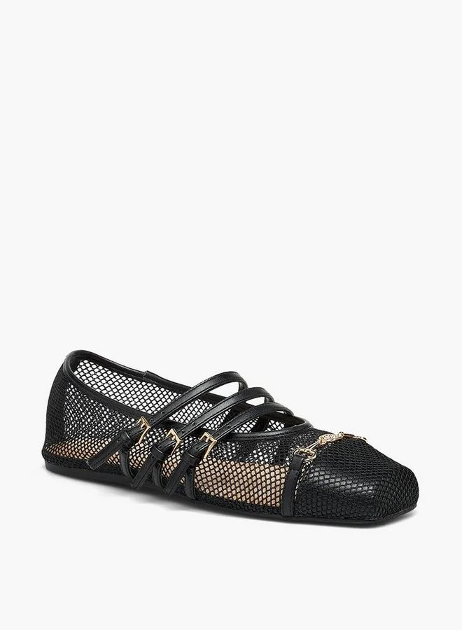 Celeste Women Buckle Closure Ballerina Shoes