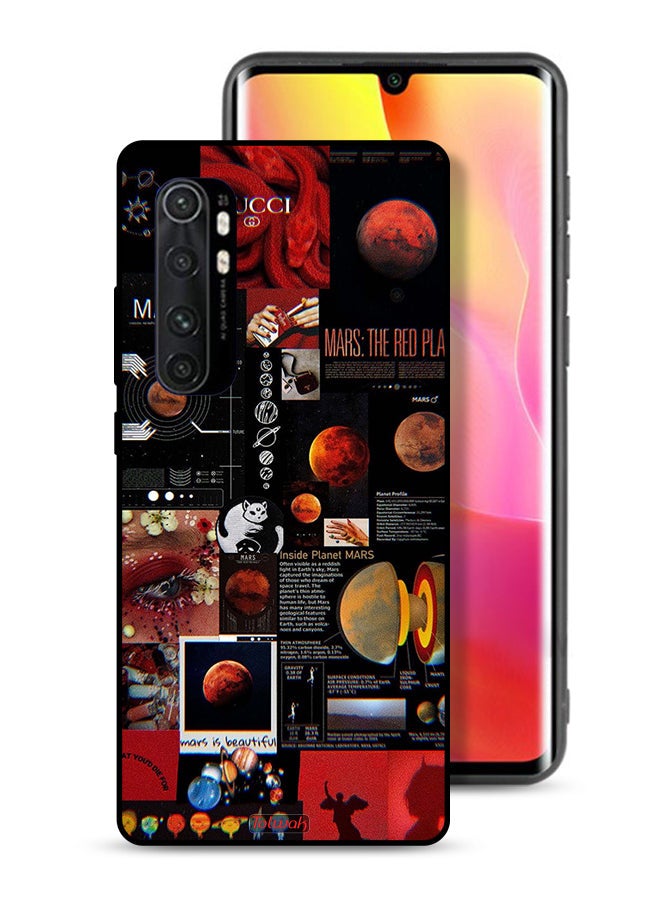 Tolwak Xiaomi Mi Note 10 Lite Protective Case Cover Mars Art - Image 1