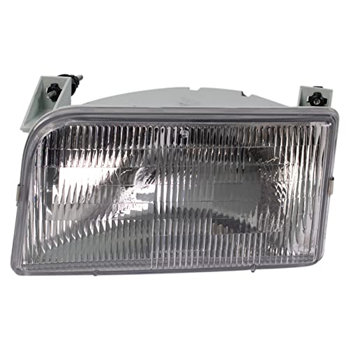 TRQ Headlight Assembly Set Headlights Driver & Passenger Side Halogen Compatible with 1992-1997 Ford F150 Truck 1992-1996 Bronco FO2502118 FO2503114 - Image 5