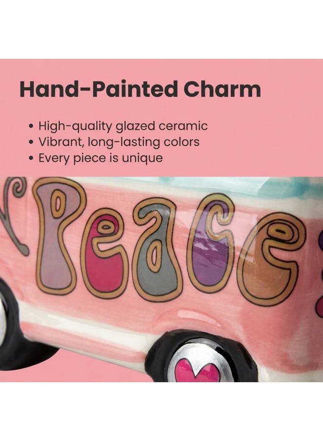 The Bridge Collection Hippy Vehicle Planter Pot (Peace Bus) - Image 4
