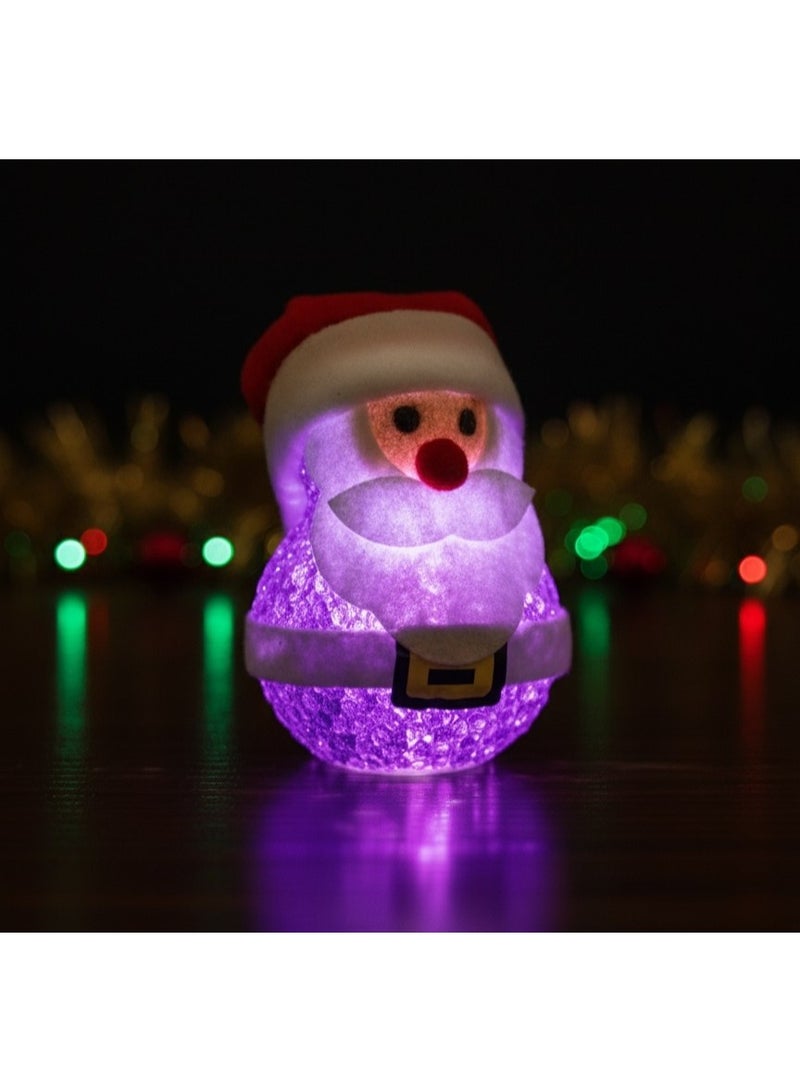 شجرة عيد الميلاد، ضوء ليلي لطيف، زينة بابا نويل، متعدده الالوان - Image 3