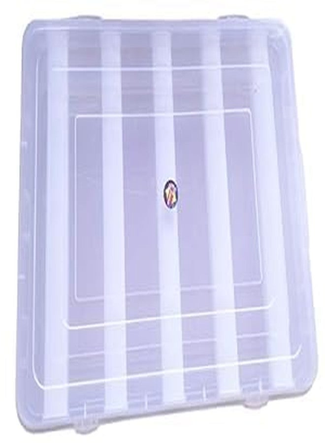 VILOMP 5 rod Bangle Box Chudi Set Organizer Jewelery Storage Display Box for Bangles For Women and Girls, Plastic, White (1) - Image 1