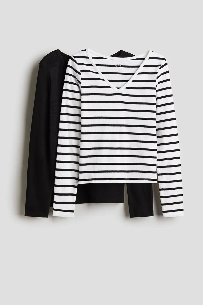 اتش اند ام 2-pack long-sleeved ribbed tops