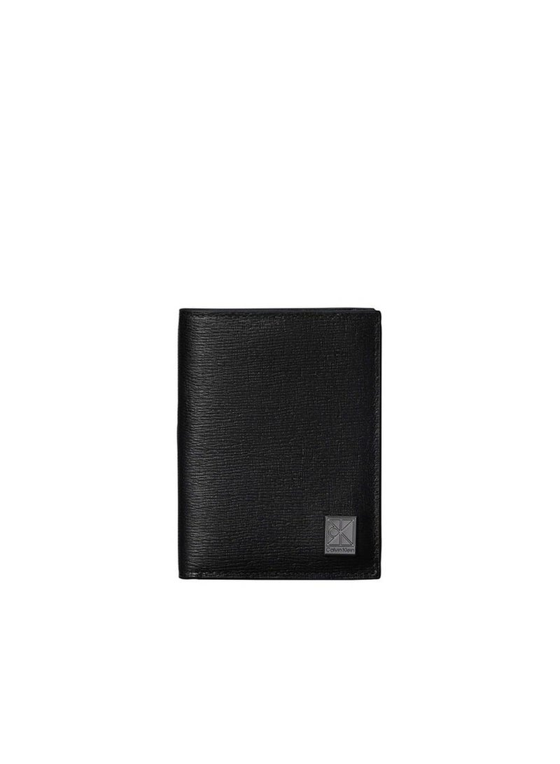 CALVIN KLEIN Leather RFID Emblem Logo Billfold Wallet - Image 1