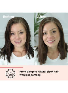 Revlon 2-In-1 One-Step Air Straight Dryer And Straightener 6 Speed Settings Ceramic Tourmaline Teeth Unique Plates Infused With Argan Oil  - Image 4