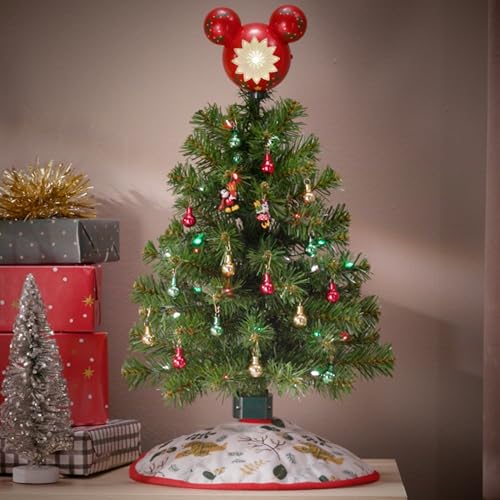 Hallmark Keepsake 12 Mini Christmas Tree Skirt Disney Mickey Mouse Gifts for Disney Fans - Image 3