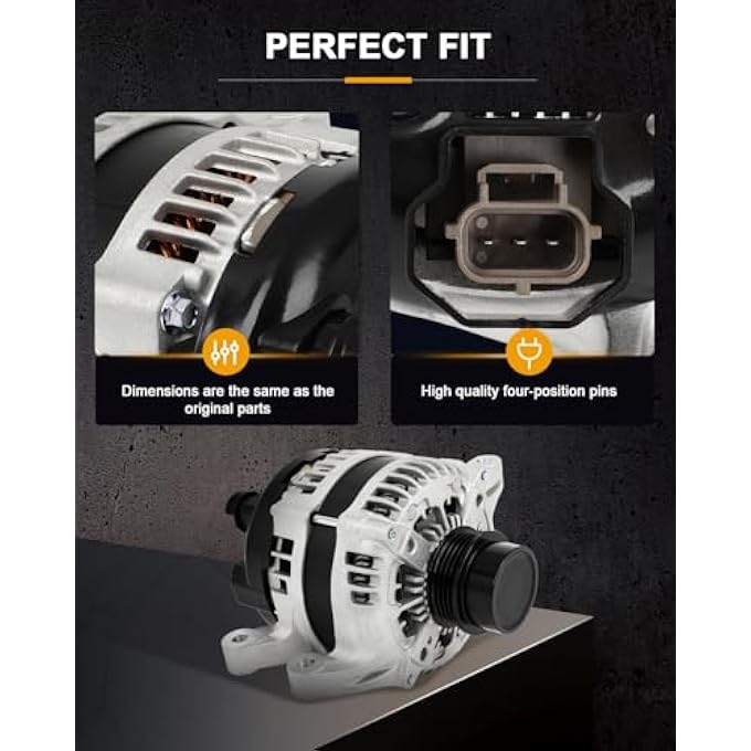 ROADFAR Alternator Compatible for for Ford for Edge 2015-2016,for Ford for Fusion 2013-2020,for Ford for Taurus 2013-2017,for Lincoln for MKC 2015-2019,for Lincoln for MKZ 2013-2020, Replace 11665 - Image 5