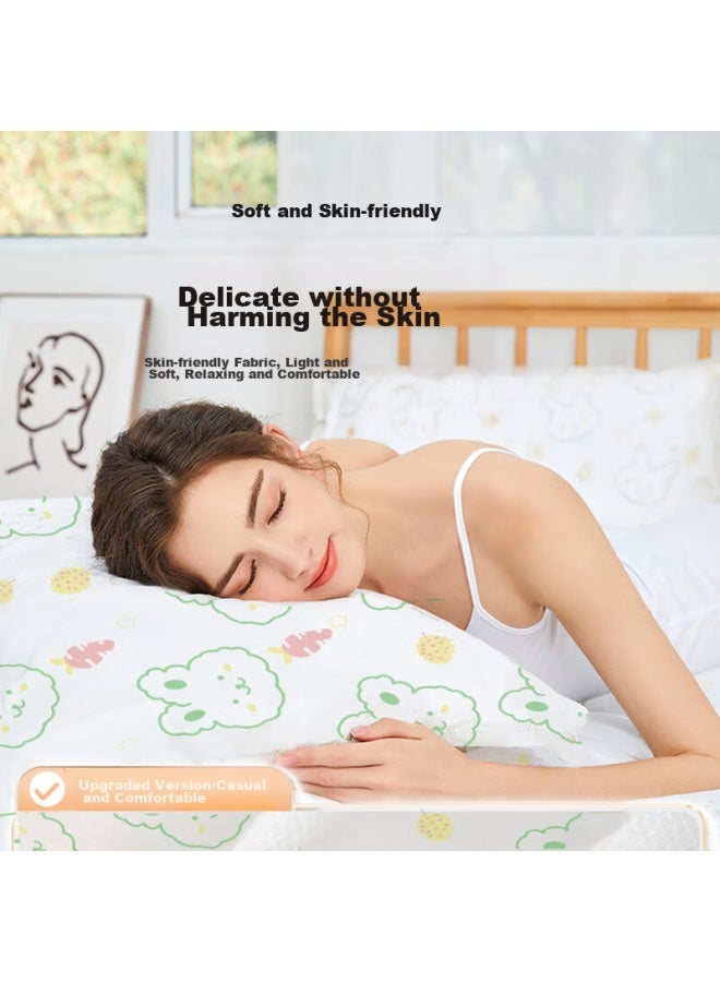 Jajalin Disposable Bedding Set, Three-piece Single Bed Cover And Pillowcase, Thickened Dirt-proof Sleeping Bag, Couple's Travel Bag, Anti-dirt For Business Trips - Image 3