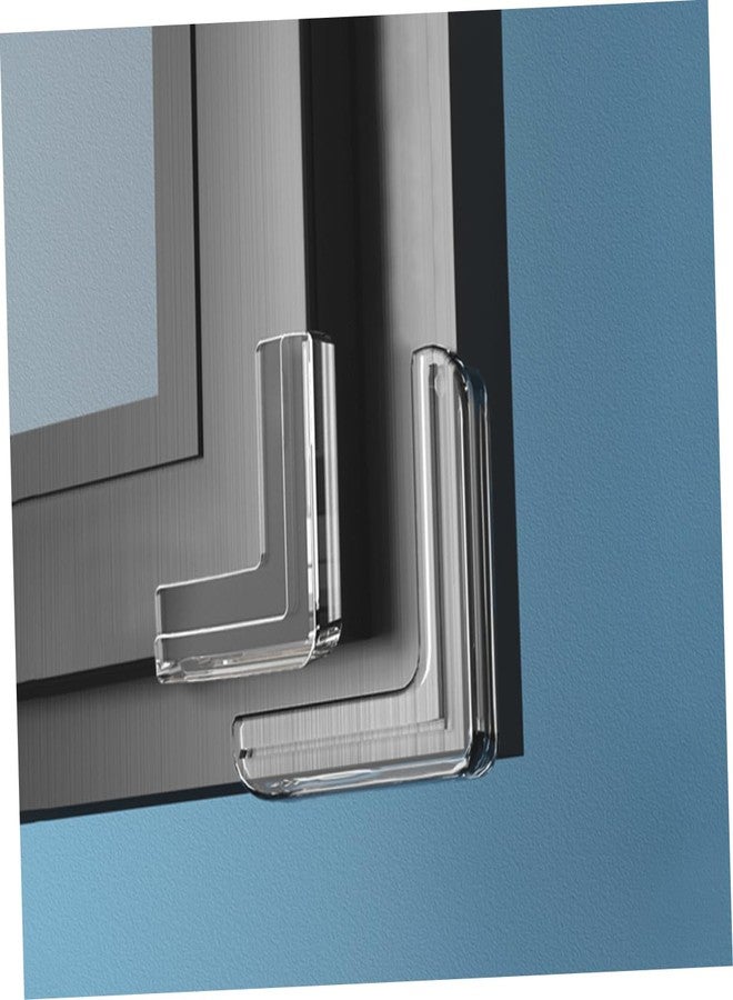Hoement Baby Safety Corner Protectors 8 Pack Silicone Edge Guards Soft Non Adhesive Anti-Collision Sleeves for Window and Furniture Corner Guards Childproof Table Bumper 1.77X0.55X0.25 in - Image 2
