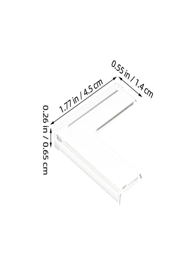 Hoement Baby Safety Corner Protectors 8 Pack Silicone Edge Guards Soft Non Adhesive Anti-Collision Sleeves for Window and Furniture Corner Guards Childproof Table Bumper 1.77X0.55X0.25 in - Image 3
