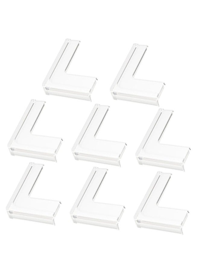 Hoement Baby Safety Corner Protectors 8 Pack Silicone Edge Guards Soft Non Adhesive Anti-Collision Sleeves for Window and Furniture Corner Guards Childproof Table Bumper 1.77X0.55X0.25 in - Image 1