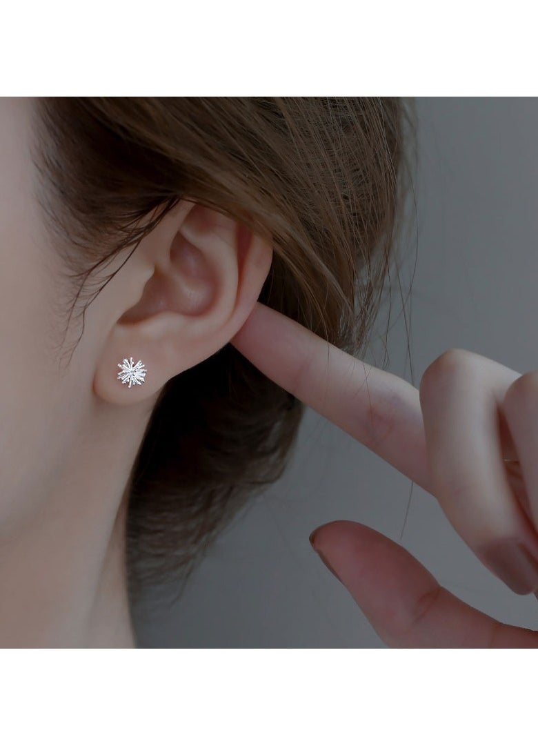 xozgdovg Dandelion stud earrings for women  - Image 3