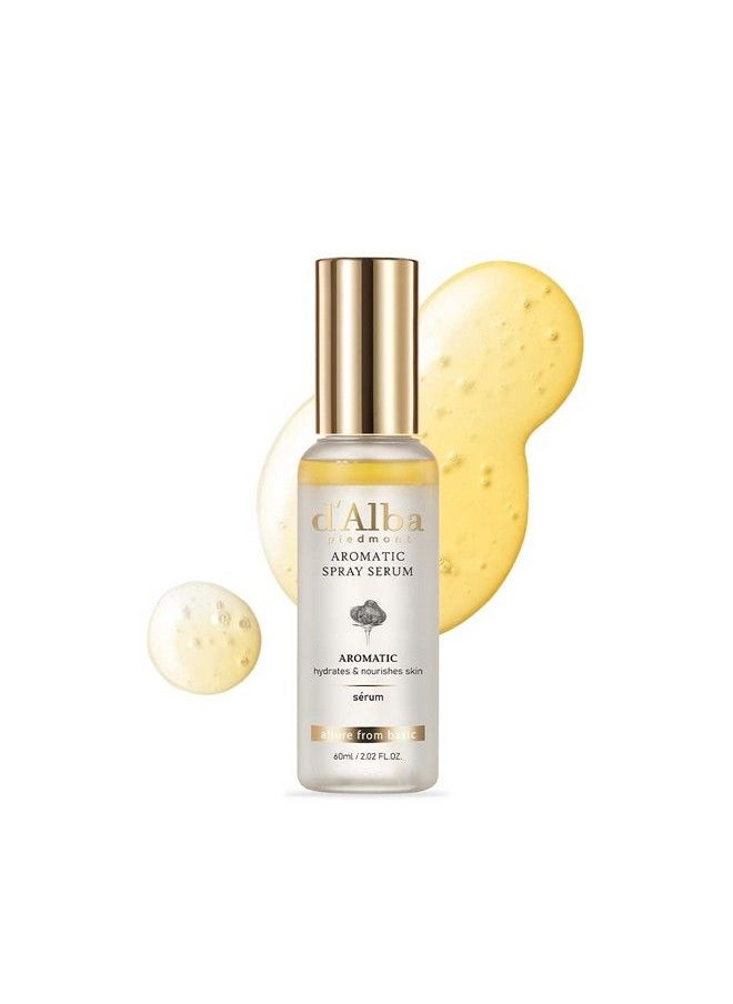 d'alba Piedmont مصل رذاذ عطري أول من D’Alba Italian White Truffle First Aromatic Spray للعناية بالبشرة وترطيب ومرونة رذاذ الوجه مع مصل توهج الكمأة البيضاء الكل في واحد  - Image 1