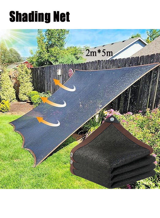 Generic Garden Shade Cloth Sunblock Net Plant Shade Mesh Tarps Protection Net Outdoor Net Mesh Pergola Patio Lawn Sun Shade Cloths Plant Shade Cover(2M*5M)  - Image 1