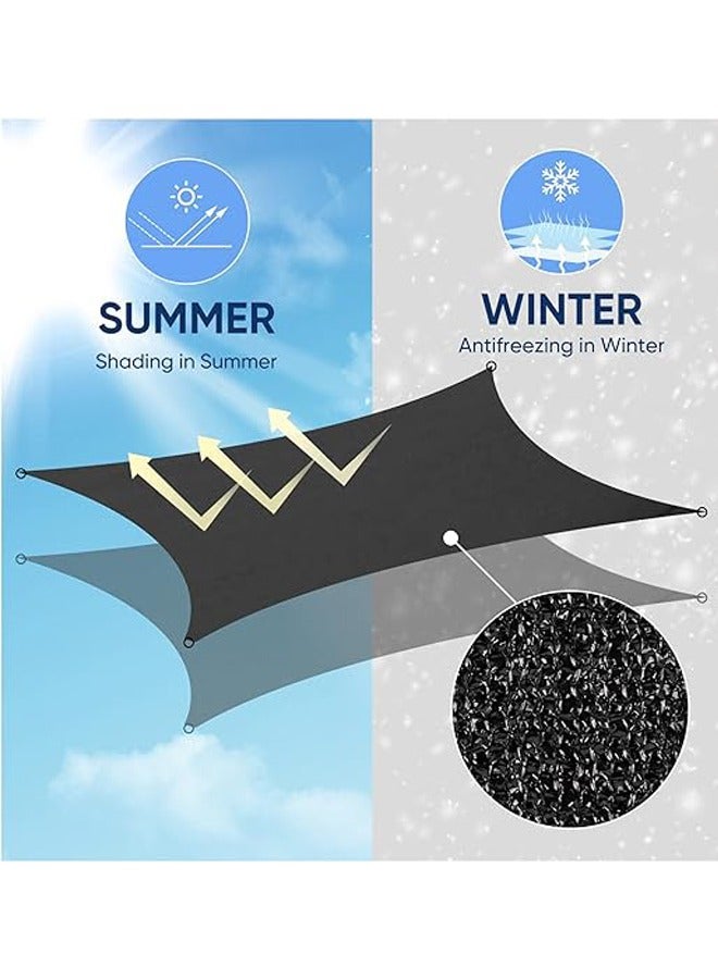 Generic Garden Shade Cloth Sunblock Net Plant Shade Mesh Tarps Protection Net Outdoor Net Mesh Pergola Patio Lawn Sun Shade Cloths Plant Shade Cover(2M*5M)  - Image 2