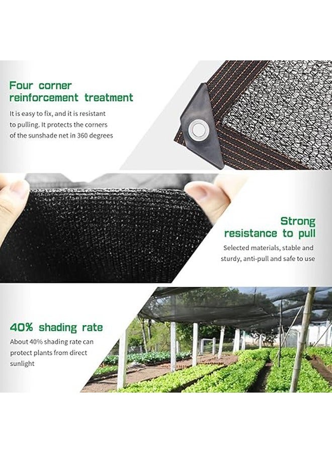 Generic Garden Shade Cloth Sunblock Net Plant Shade Mesh Tarps Protection Net Outdoor Net Mesh Pergola Patio Lawn Sun Shade Cloths Plant Shade Cover(2M*5M)  - Image 3