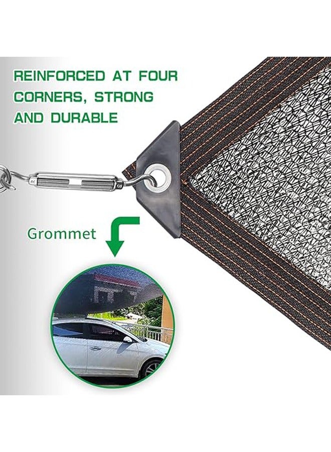 Generic Garden Shade Cloth Sunblock Net Plant Shade Mesh Tarps Protection Net Outdoor Net Mesh Pergola Patio Lawn Sun Shade Cloths Plant Shade Cover(2M*5M)  - Image 5