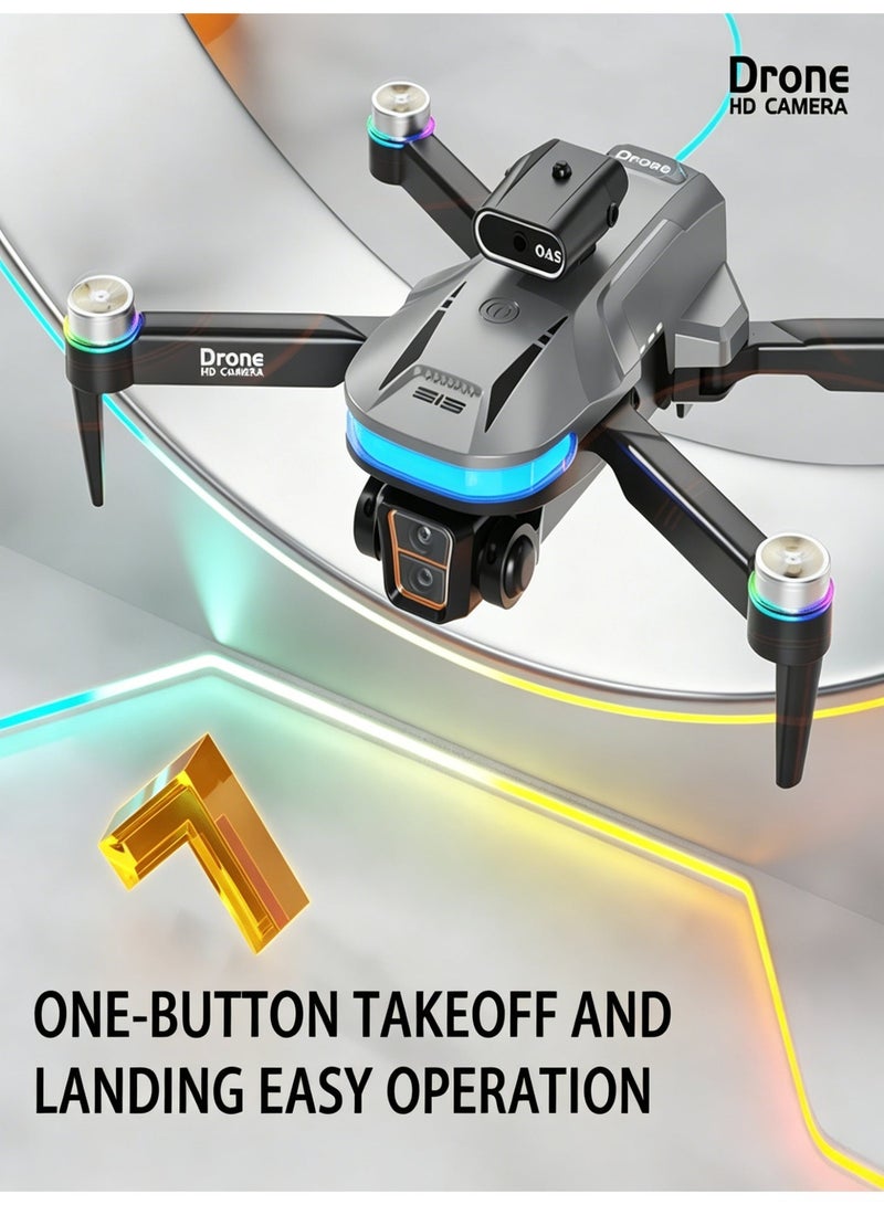 Closeli S5 Drone with Dual HD Cameras, FPV Drone, RC Quadcopter, Rechargeable Controller, 360° Flips, Brushless Motor, Intelligent Obstacle Avoidance, Optical Flow Hovering, 3 Speed Modes, One-Key Takeoff/Landing, Foldable Design, Long Flight Time, App Control (2 Batteries) - Image 2