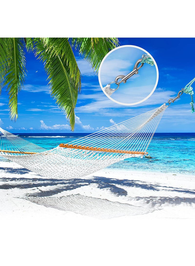 12 قطعة سنون مزدوجة النهاية مشابك زنبركية من سبائك الزنك مقاطع مزدوجة لربط حزام الكلب والأسوار وسلاسل المفاتيح وإكسسوارات الحيوانات الأليفة وأدوات الخيل وأغراض التغذية. - Image 4