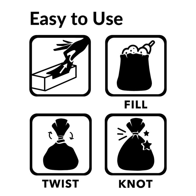 BOS, Odor-Sealing Dirty Diaper Trash Bags - Disposable Bags - Scent & Smell Free (X-Small) - Image 5