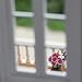 Cutemini Dollhouse Window for Crafts Double Door Miniature Furniture 6 Pane Mini Scene Accessory DIY Pretend Play High Simulation Model Collection Ornament White Color - Image 5