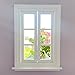 Cutemini Dollhouse Window for Crafts Double Door Miniature Furniture 6 Pane Mini Scene Accessory DIY Pretend Play High Simulation Model Collection Ornament White Color - Image 2