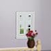 Cutemini Dollhouse Window for Crafts Double Door Miniature Furniture 6 Pane Mini Scene Accessory DIY Pretend Play High Simulation Model Collection Ornament White Color - Image 3