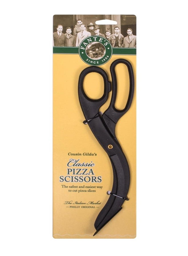 Fante's Cousin Gilda's Pizza Chef's Scissors, Scratch-Free Nylon, Black - Image 2