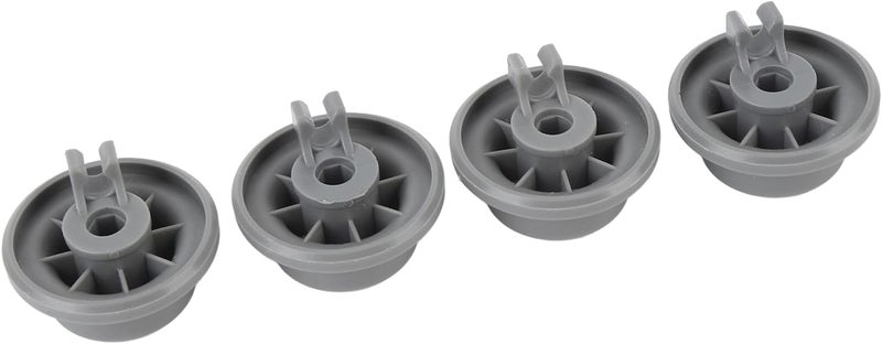Dishwasher Lower Rack Wheels 8Pcs Plastic Replacement Parts 1.42 Inch Diameter, Durable ABS Material - Sturdy Design, Easy Installation, Compatible with Multiple Models - Image 2