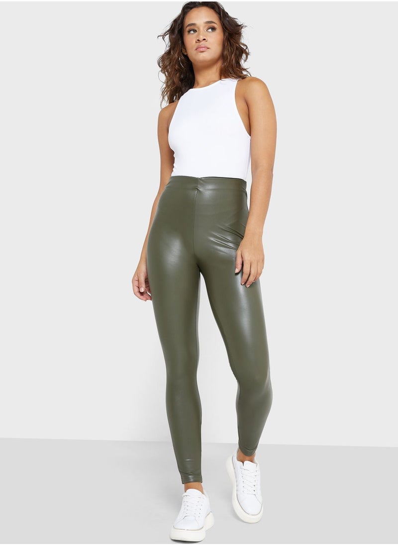 NEW LOOK - High Waist Leggings - Image 1
