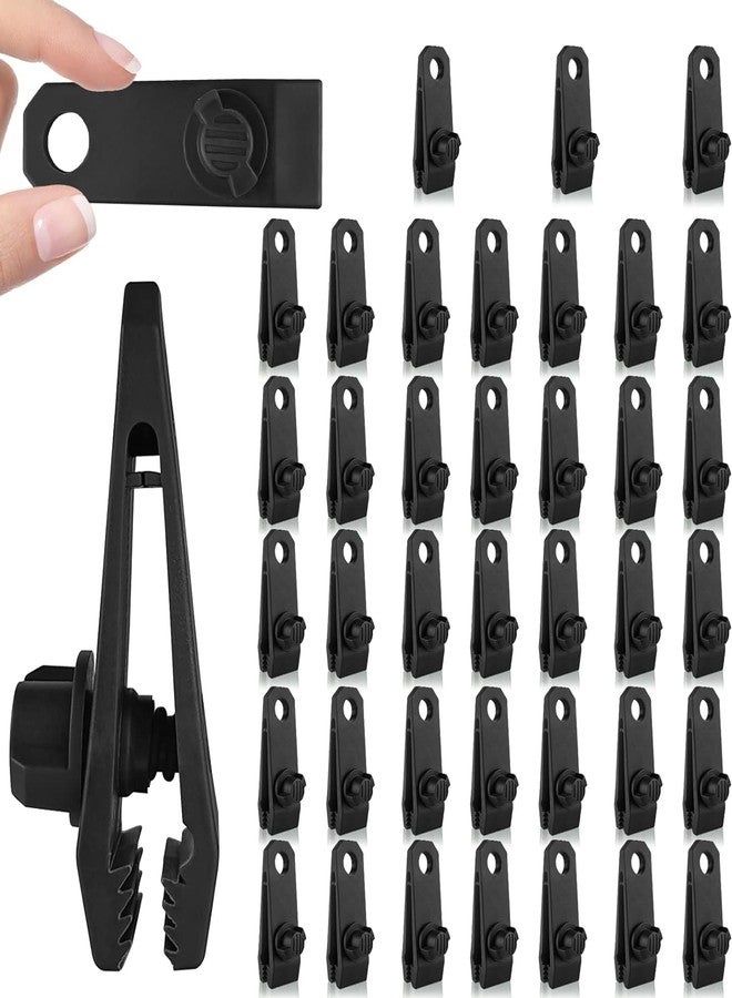 G-KARUNA Heavy Duty Tarp Clips - Reusable Lock Grip Tent Clamps for Tarps - Awnings, Outdoor Camping, Sun Shade, Caravan Canopies, Car Covers, Swimming Pool Covers (12) - Image 1
