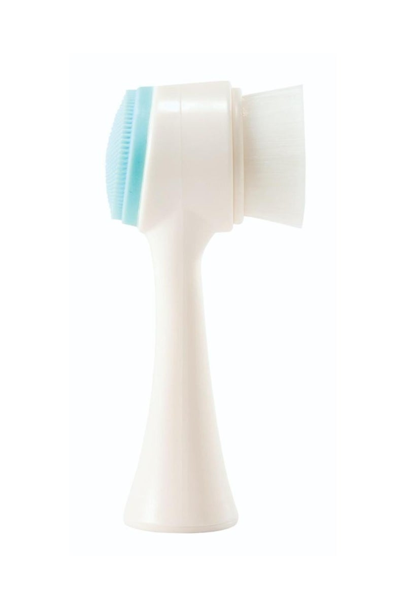 Double Face Cleanser Face Brush Soft Hair Silicone Face Washer Manual Makeup Remover Deep Cleansing Brush Random Color - Image 1