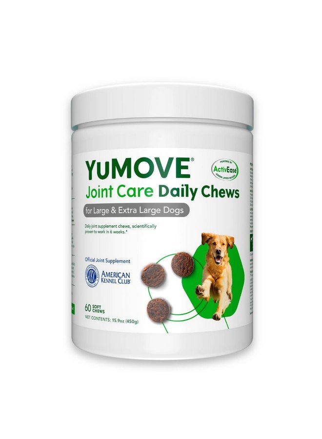 Yumove Lintbells YuMOVE Joint Supplement Dog Chews - Contains Glucosamine, Green Lipped Mussel - Natural Relief from Hip Ache, Stiff Joints - 1 Month’s Supply (Large & X-Large) - Image 1