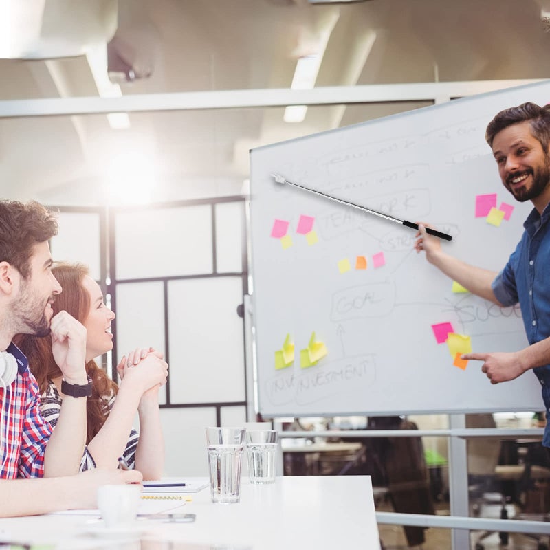 CANIPHA 8Pcs Telescopic Teachers Pointer, Extendable Hand Pointer Finger Pointer Stick, Mini Retractable Classroom Pointer for Elementary School Kindergarten Teacher, Classroom Supplies (Multicolor) - Image 5