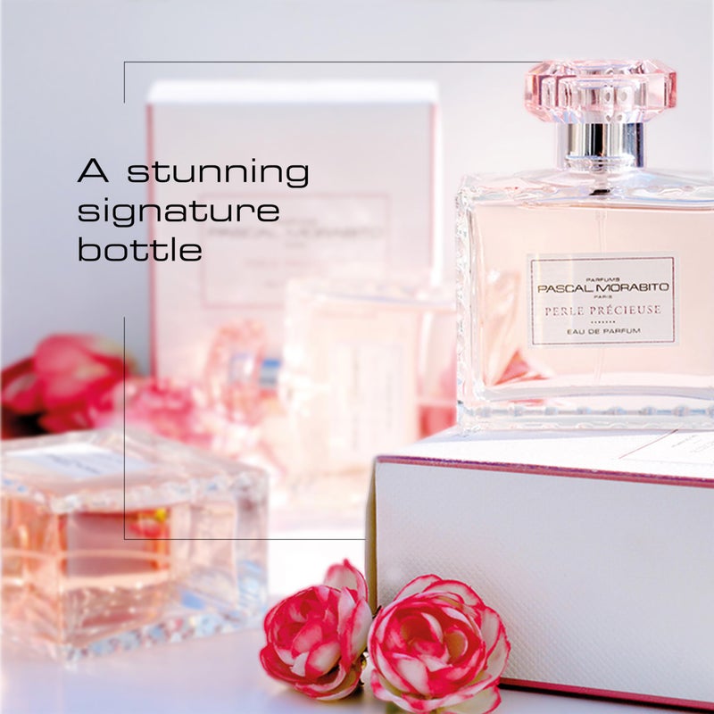 Pascal Morabito - Perle Precieuse- 3.4 Oz Eau De Parfum - Fragrance Mist For Women - Powdery Floral Musk Scent - Perfume Spray With Mandarin, Pear, Rose, Musk, Vanilla Accords - Image 4
