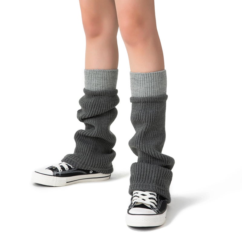 Soxbang Women's Leg Warmers Wool Blend, Leg Warmers for Girls, Ribbed Knit Thermal Ankle Warmers and Boot Cuffs for Winter - Image 2