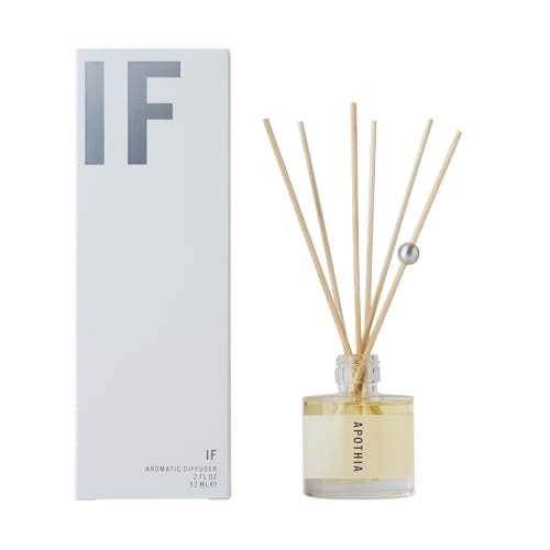 APOTHIA - IF Mini Aromatic Diffuser| Modern White Floral & Citrus | Up to 6 Months | 2 oz | 55 ml | Small Batches for Luxury Quality in Elegant Glass Bottle - Image 1