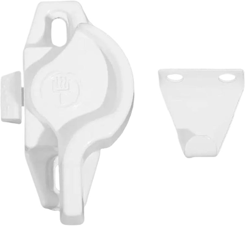 قفل النافذة المنزلق المصنوع من السبائك ذو الخطاف القصير الأيمن مع مفتاح للأمان للأبواب والنوافذ - Image 2