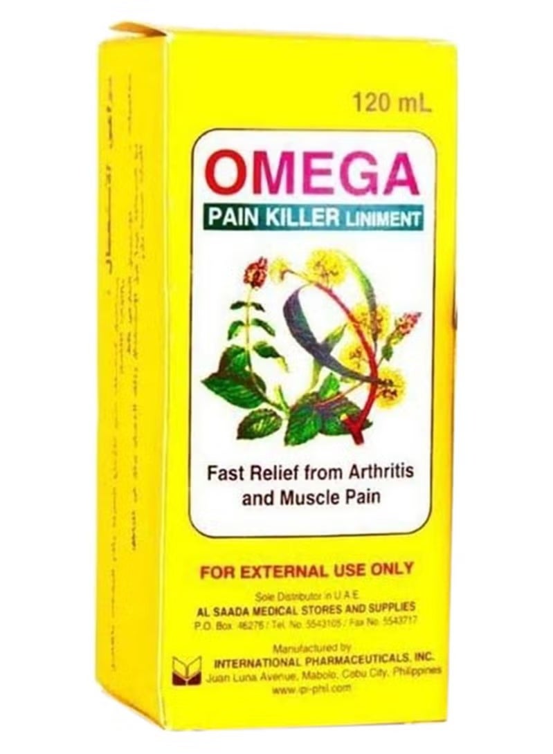 OMEGA PAIN KILLER LINIMENT 120 ML